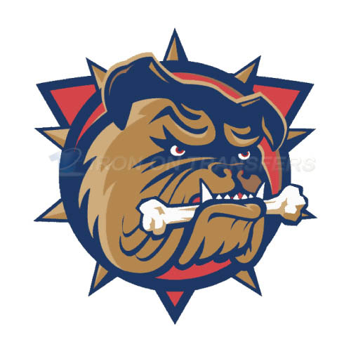 Hamilton Bulldogs Iron-on Stickers (Heat Transfers)NO.9027